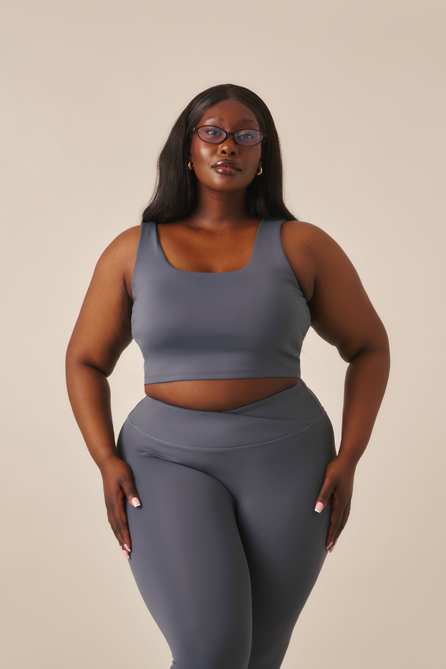Smoothform Built In Bra Sports Bra - Slate Blue