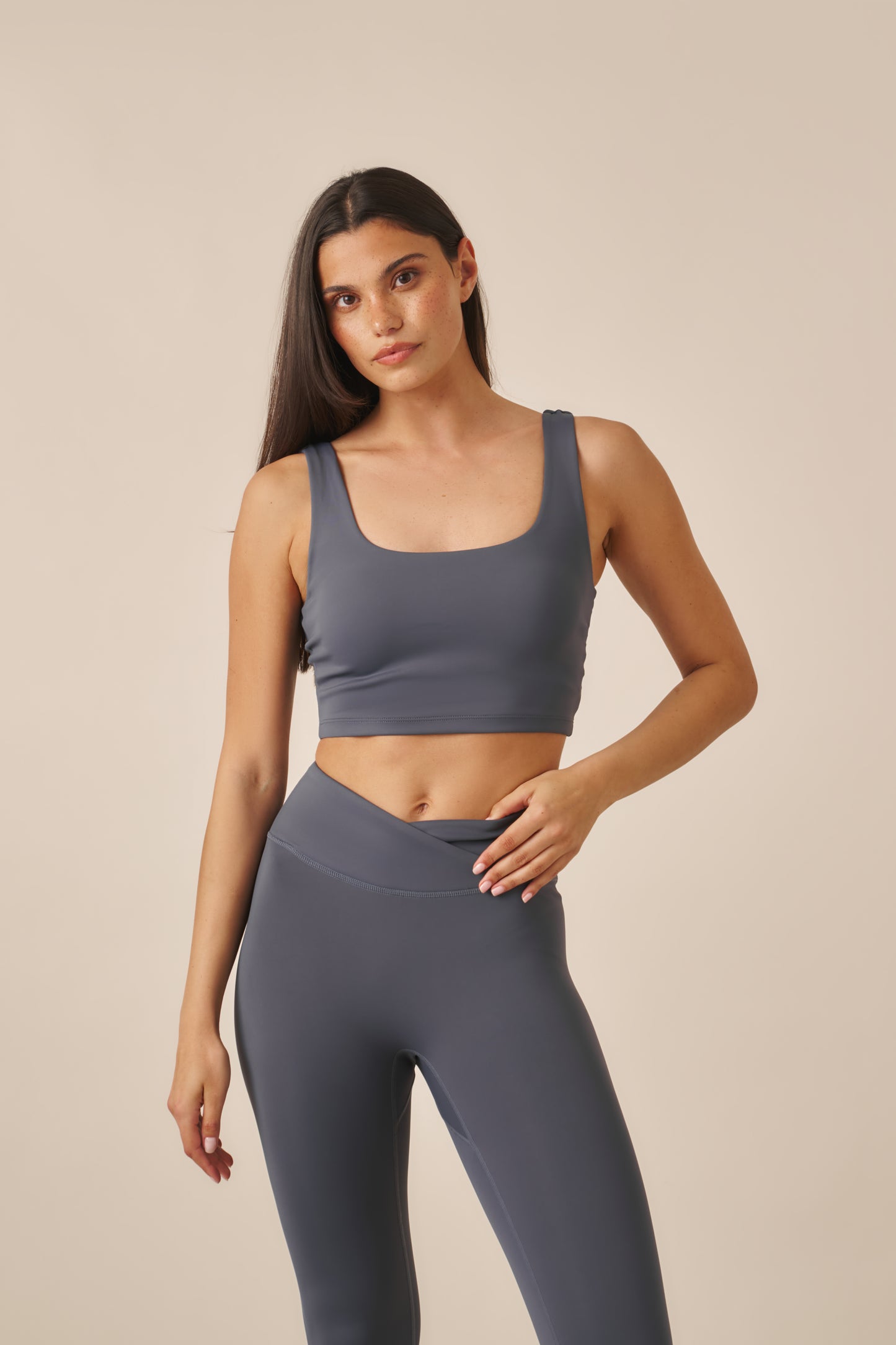 Smoothform Built In Bra Sports Bra - Slate Blue