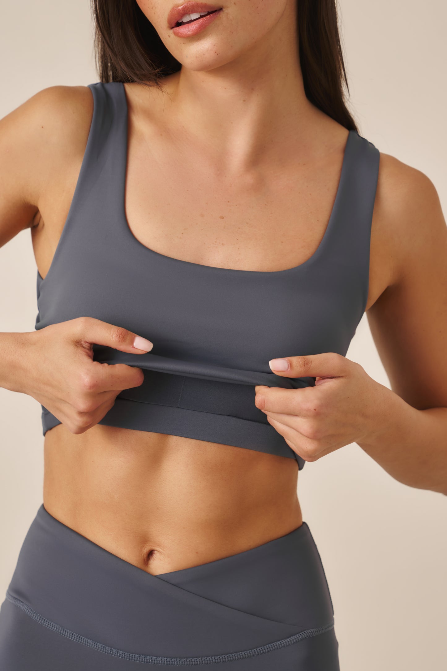 Smoothform Built In Bra Sports Bra - Slate Blue