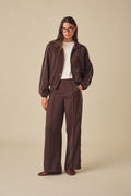 Adjustable Waist Smart Joggers - Espresso