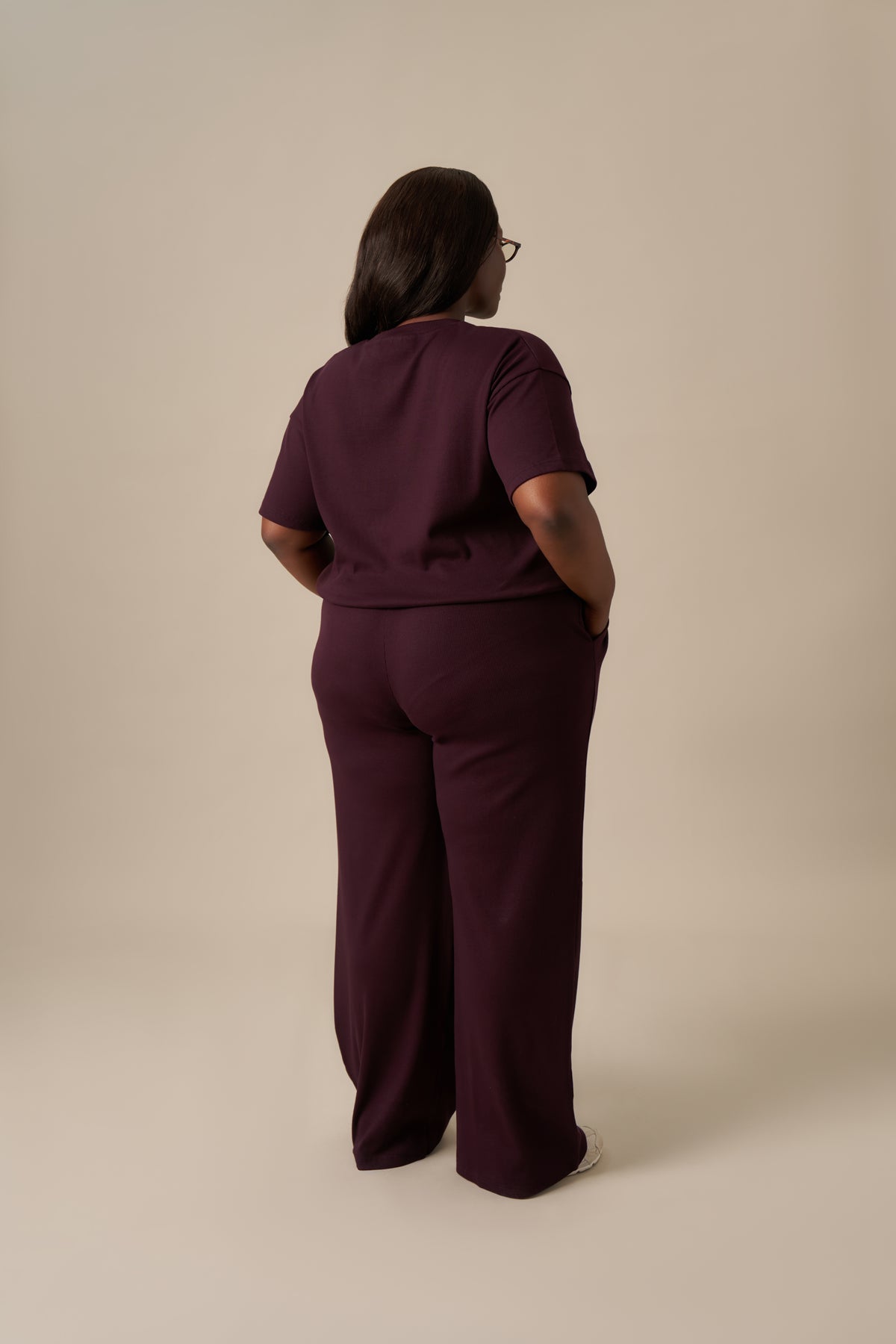 Rib Short Sleeve 2 In 1 - Fig