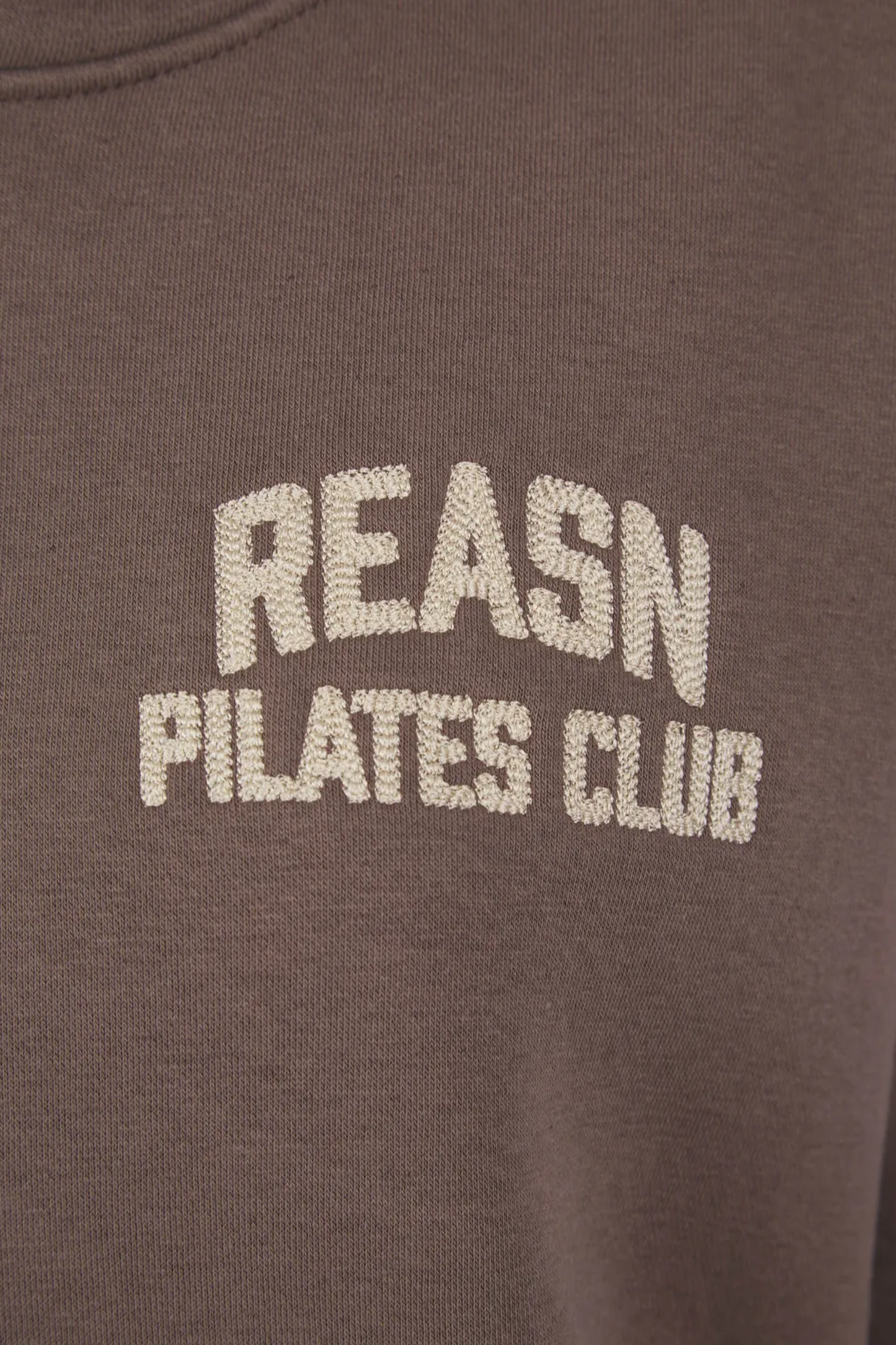 Oversized Graphic Hoodie - Plum Truffle