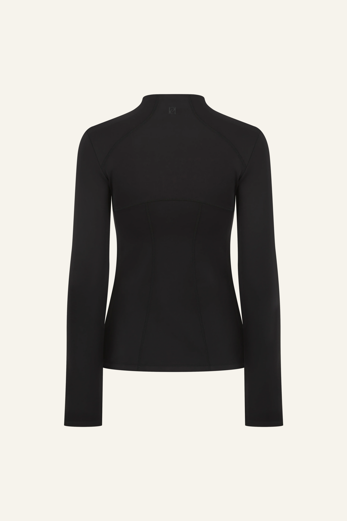 Smoothform Zip Through Seam Detail Active Jacket - Core Black