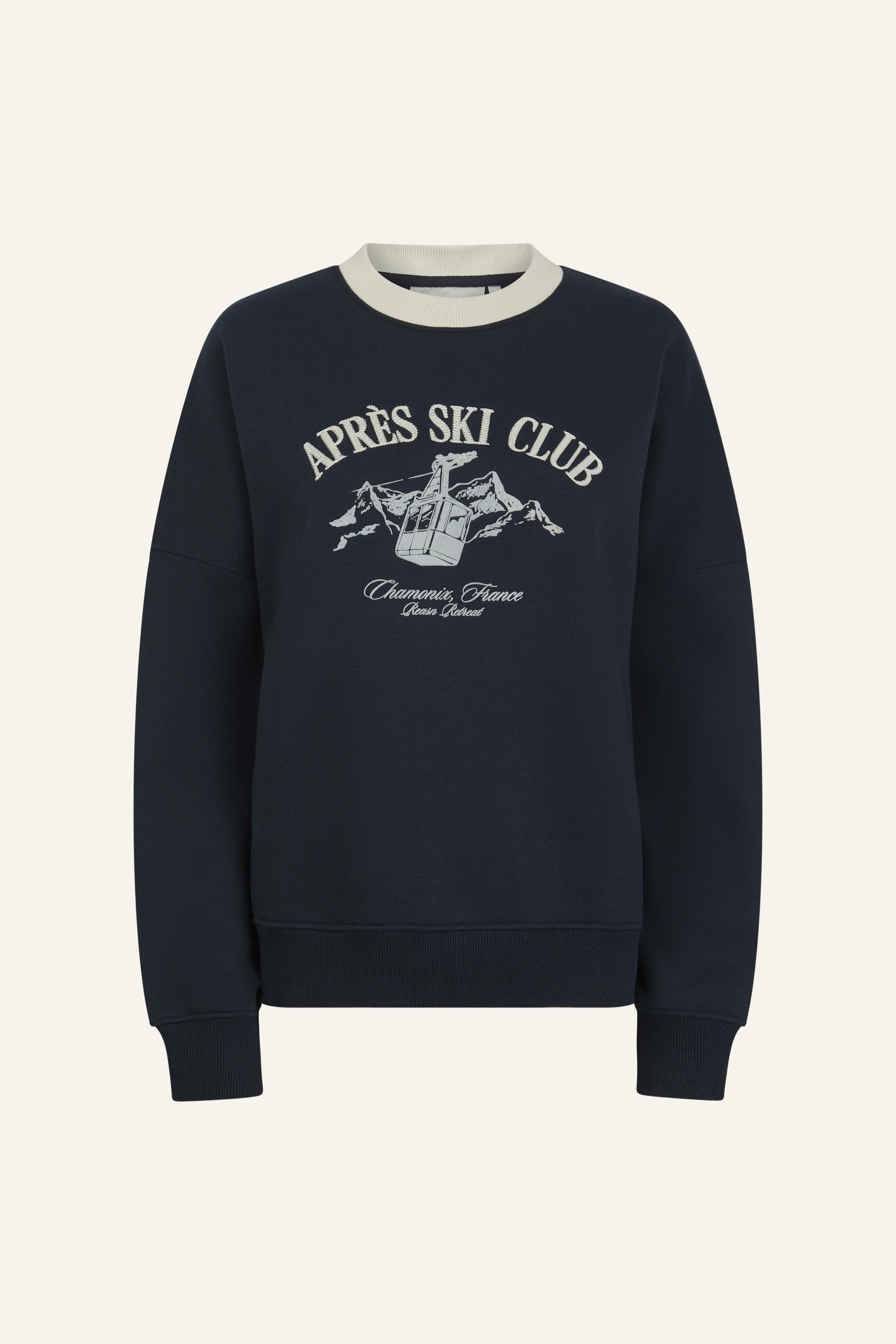 Apres Ski Graphic Sweatshirt - Midnight Blue