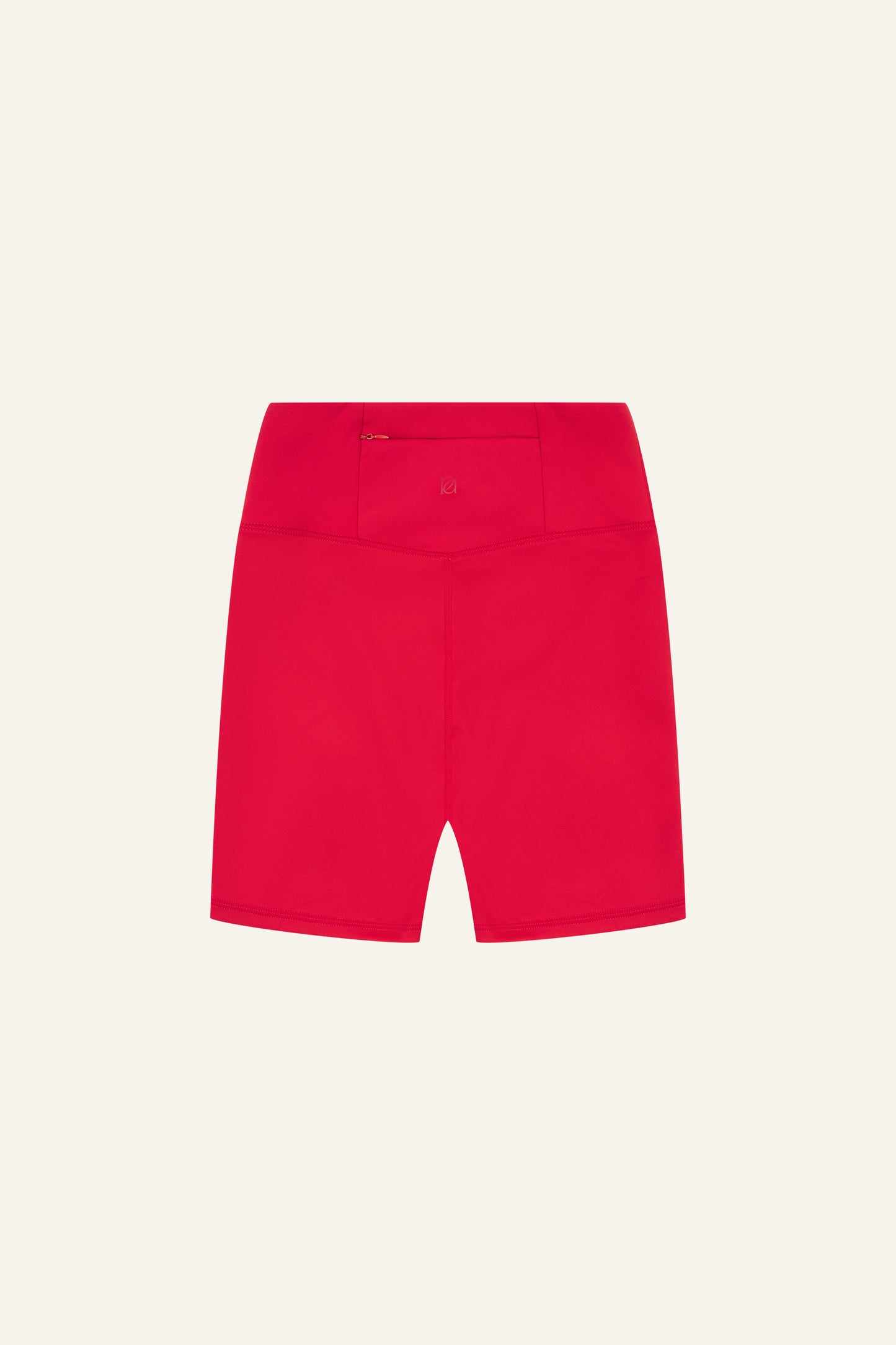 Smoothform Wrap Waistband Cycling Shorts - Jalapeño Red