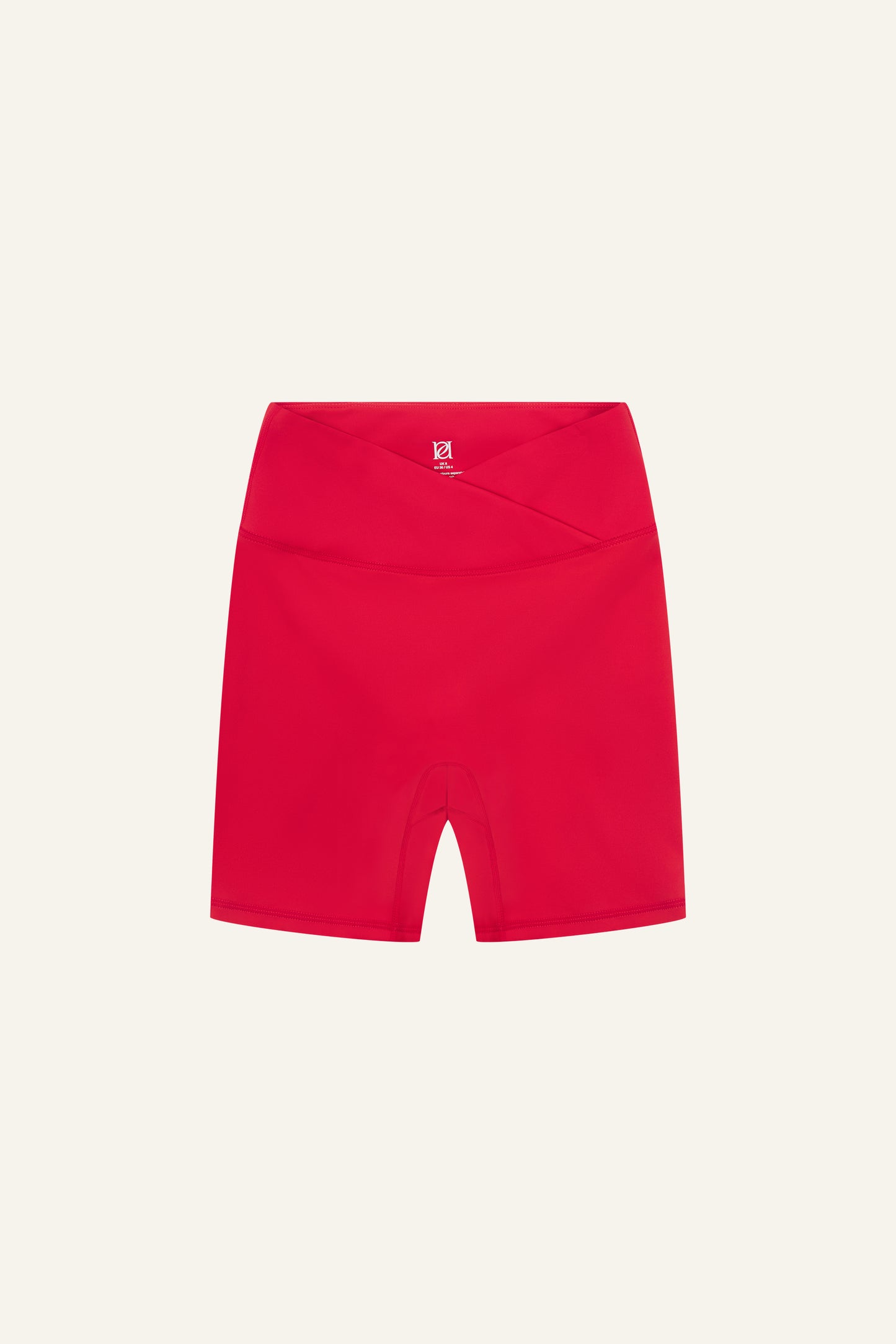 Smoothform Wrap Waistband Cycling Shorts - Jalapeño Red