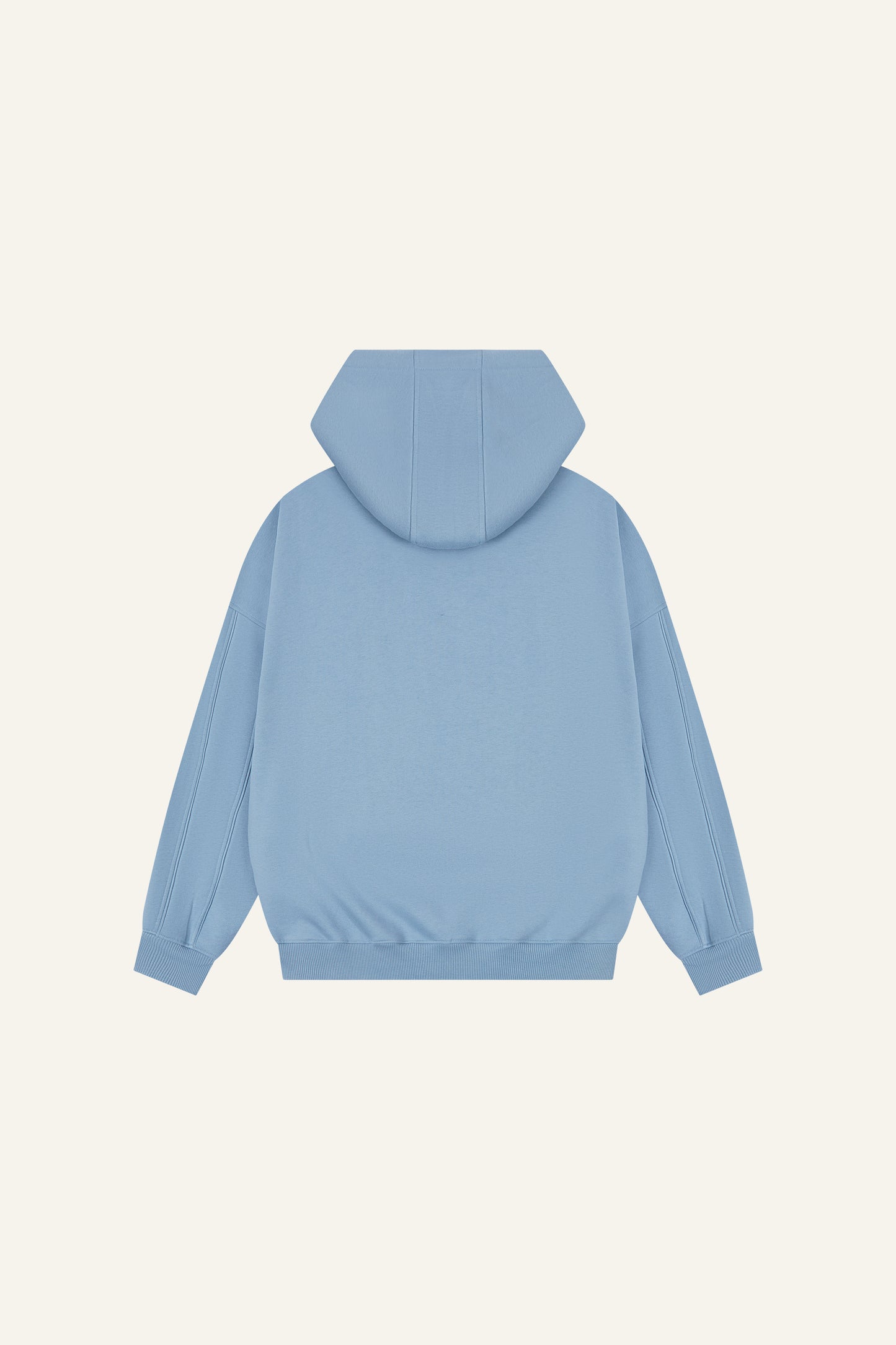 Oversized Branded Hoodie - Spring Lake Blue