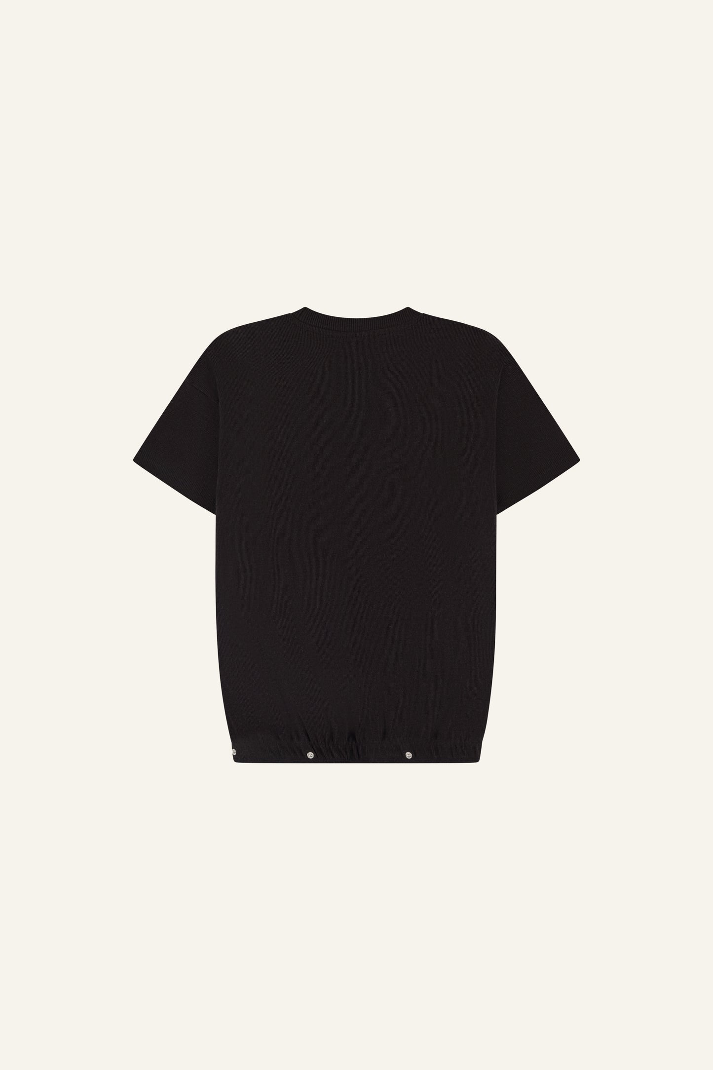 Rib Short Sleeve 2 In 1 - Core Black