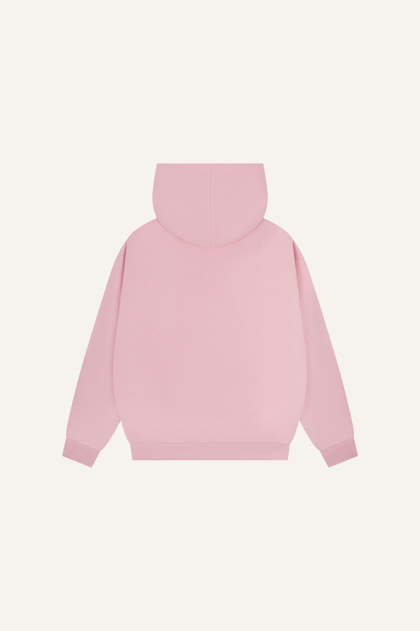 Reversible Stripe Oversized Hoodie - Ballerina Pink