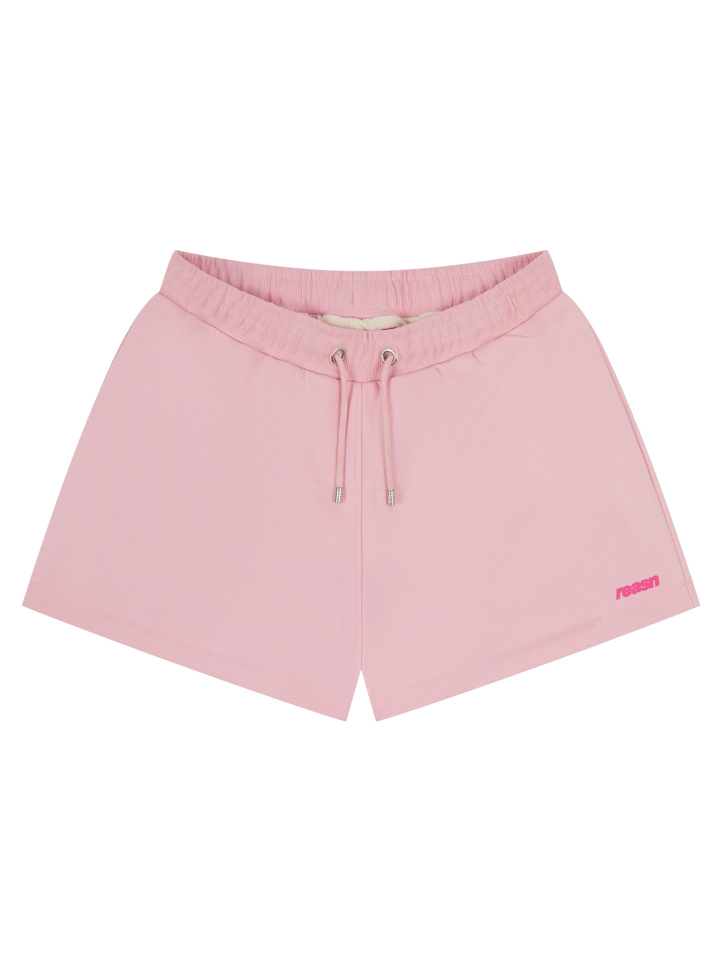 Reversible Stripe High Waist Shorts - Ballerina Pink