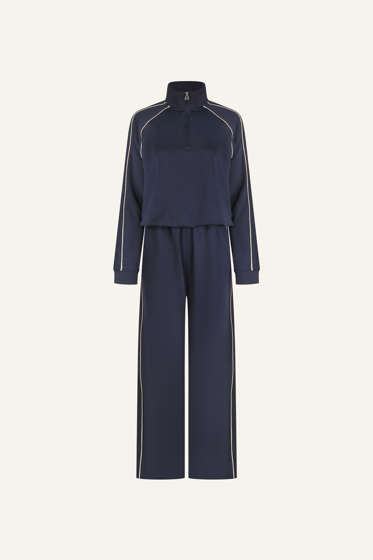 Tricot Quarter Zip 2 In 1 Tracksuit - Midnight Blue
