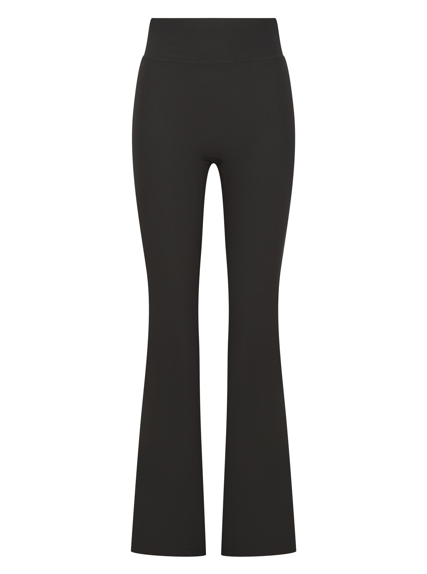 The Sculpt Flare Leg Trousers - Core Black