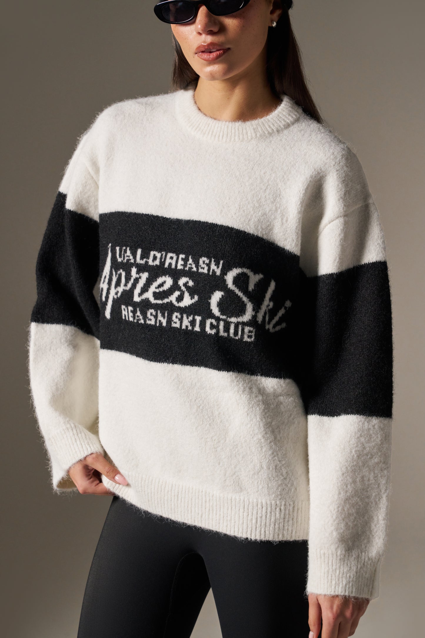 Apres Ski Knitted Jumper - Crème