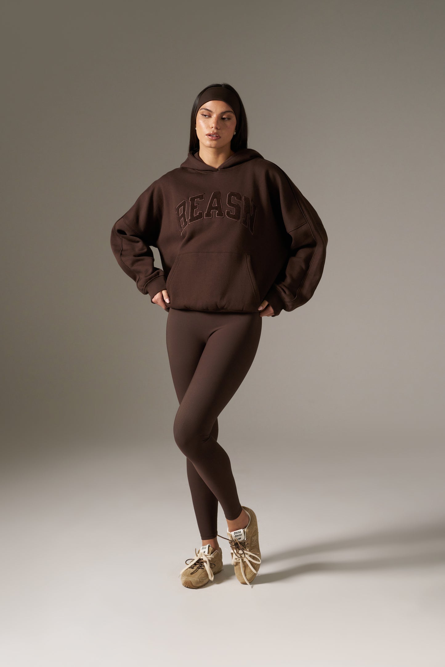 The Sculpt High Waist Leggings - Espresso
