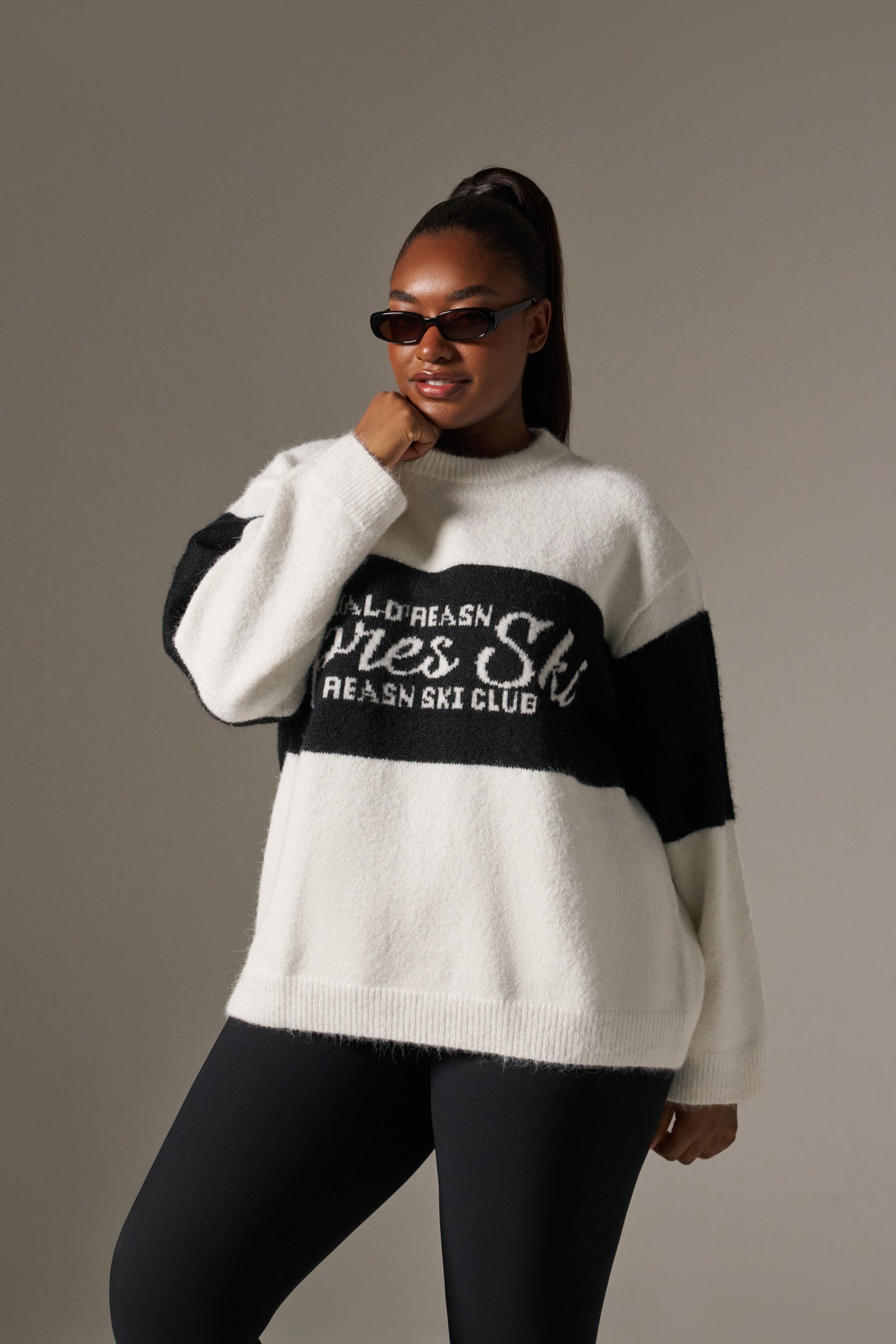 Apres Ski Knitted Jumper - Crème