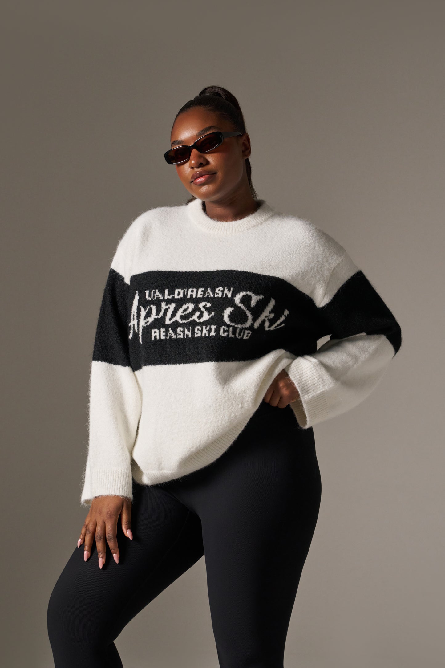 Apres Ski Knitted Jumper - Crème