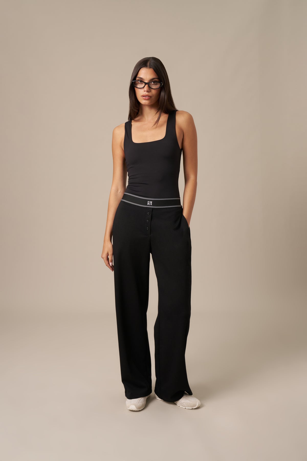 The Soft Touch Everyday Trousers - Core Black