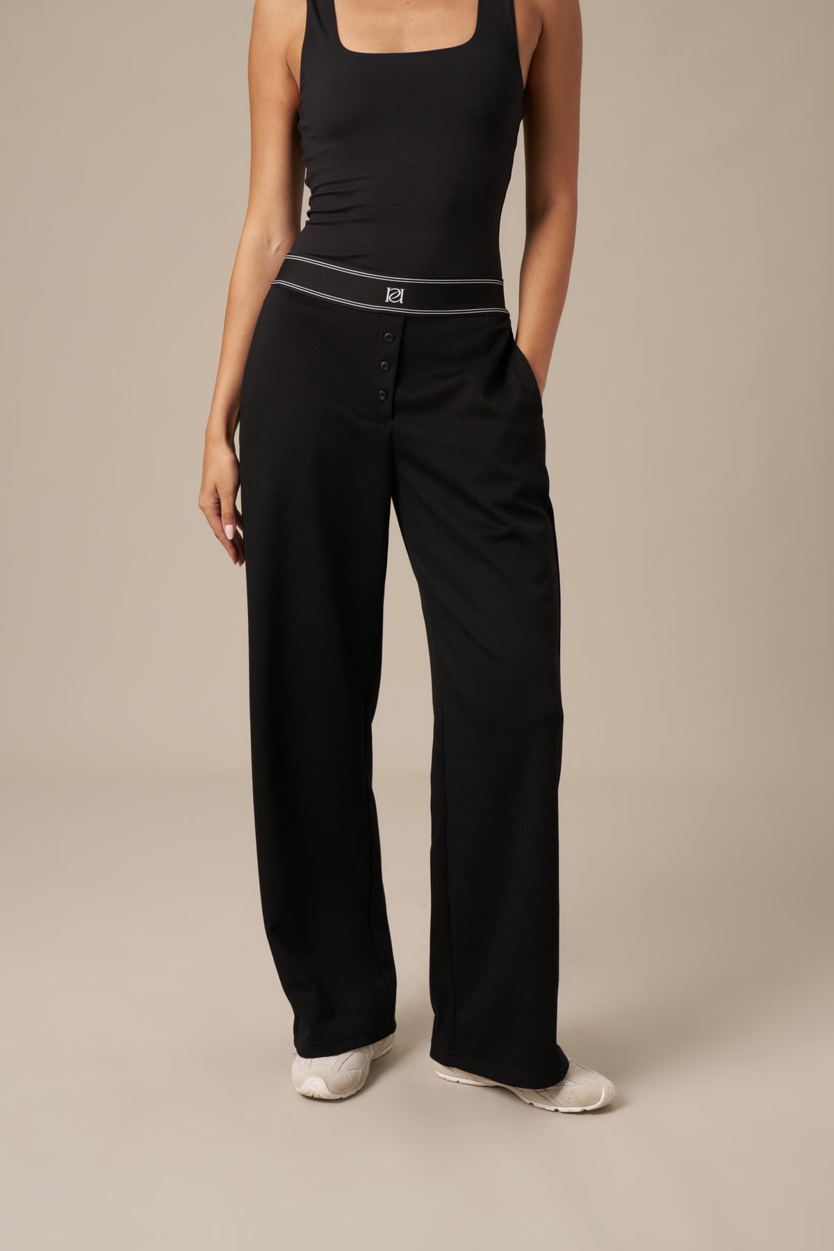 The Soft Touch Everyday Trousers - Core Black