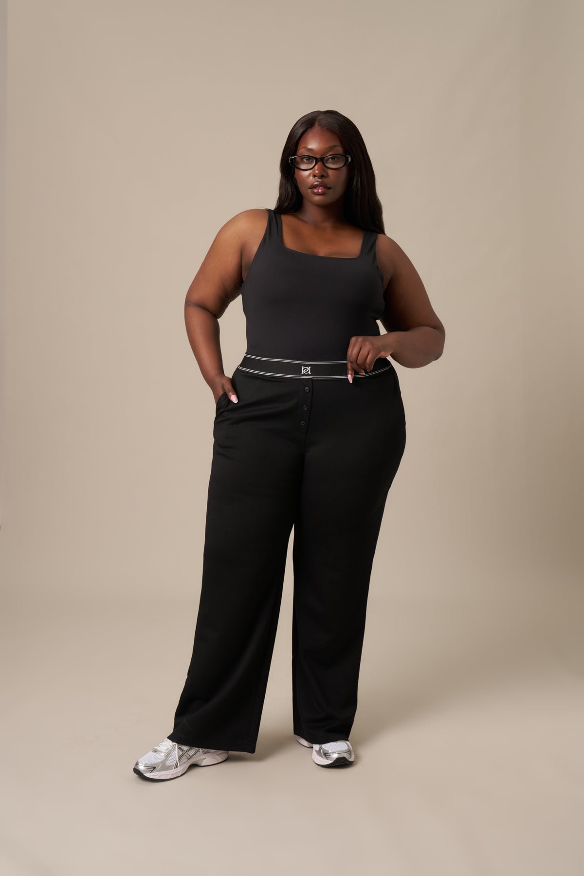 The Soft Touch Everyday Trousers - Core Black