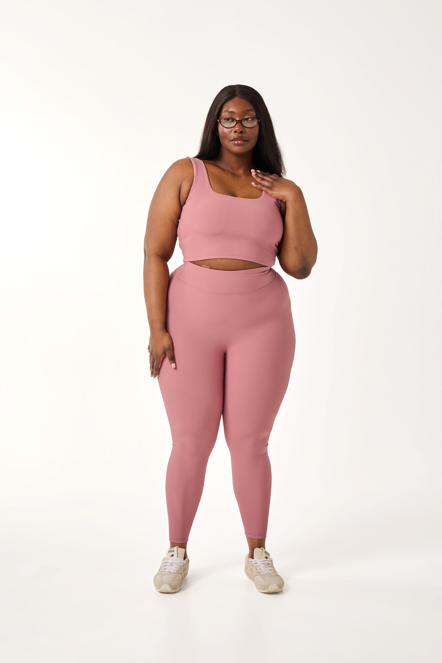 Sculpt Built In Sports Bra - Blush Pink