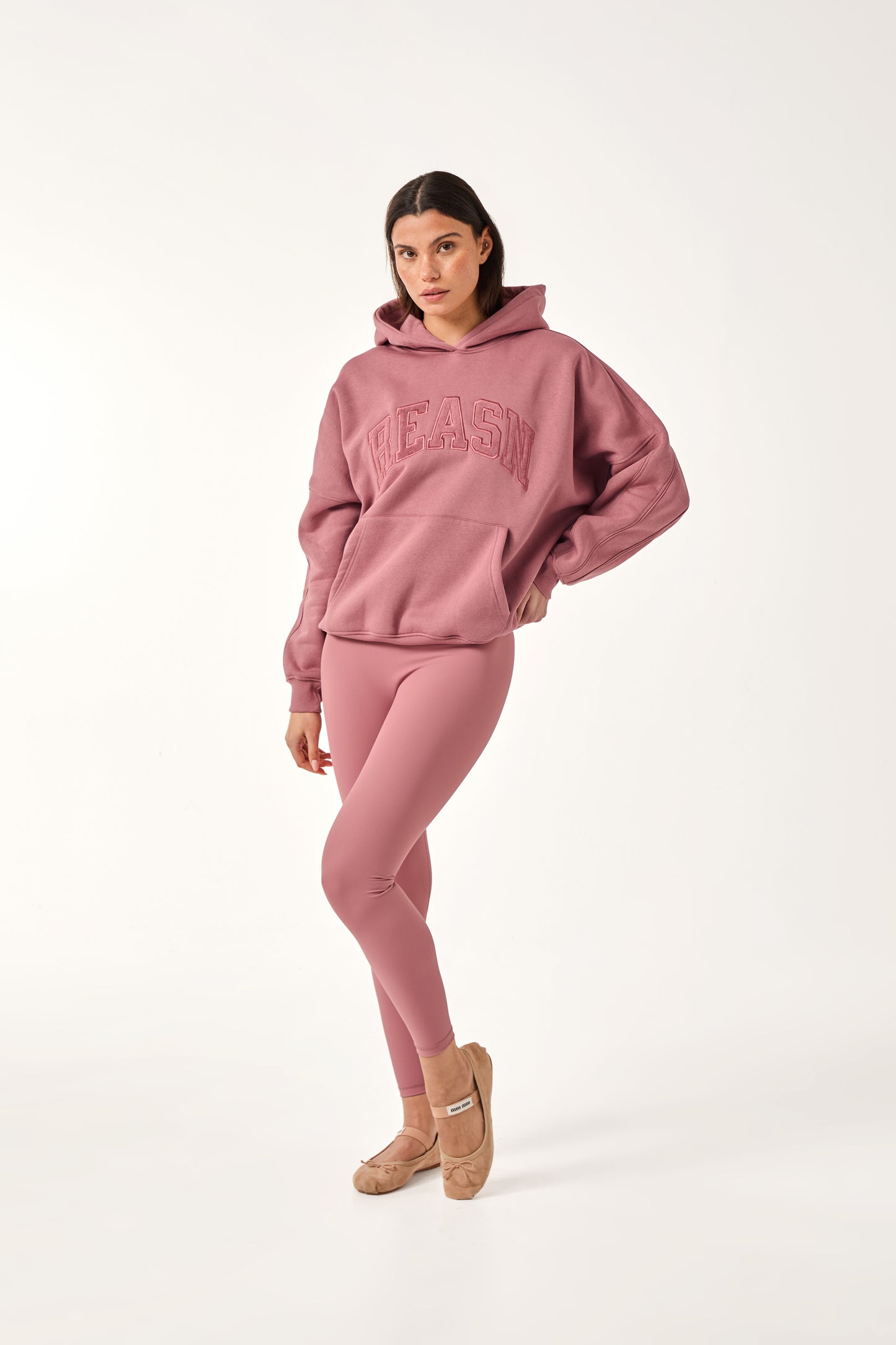 The Sculpt High Waist Leggings - Blush Pink