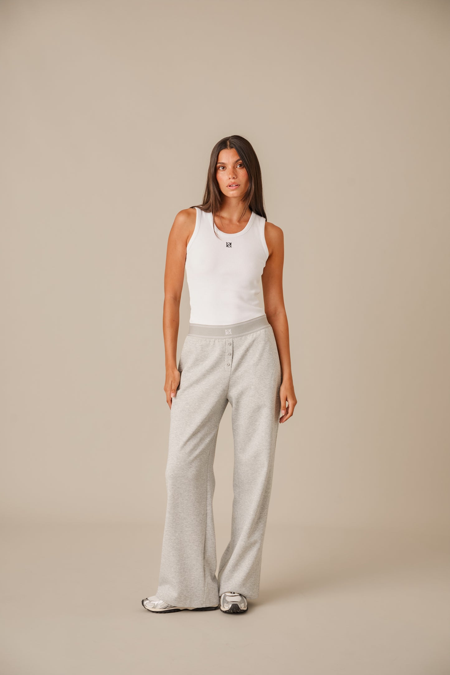 The Soft Touch Everyday Trousers - Grey Marl