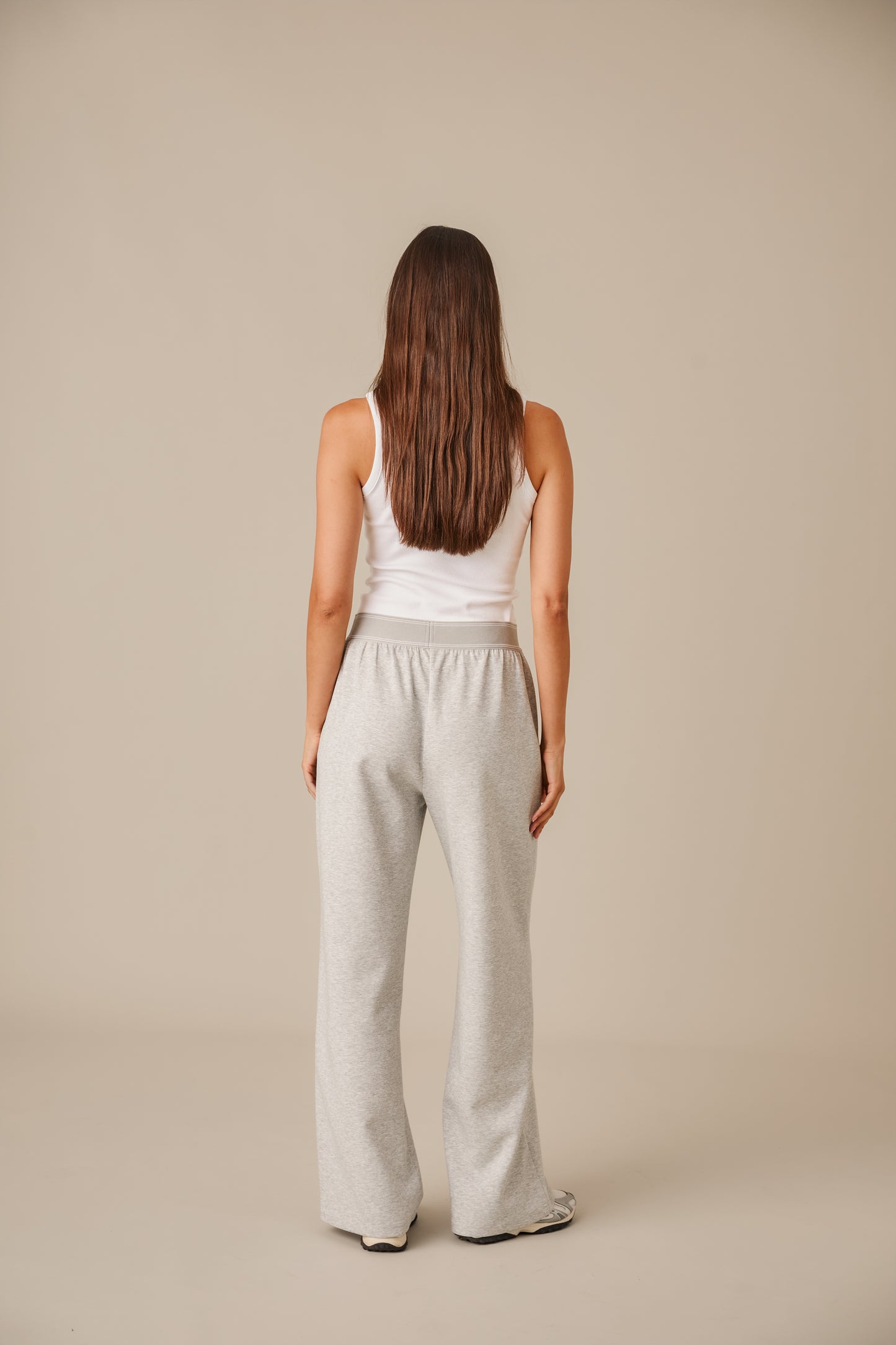 The Soft Touch Everyday Trousers - Grey Marl