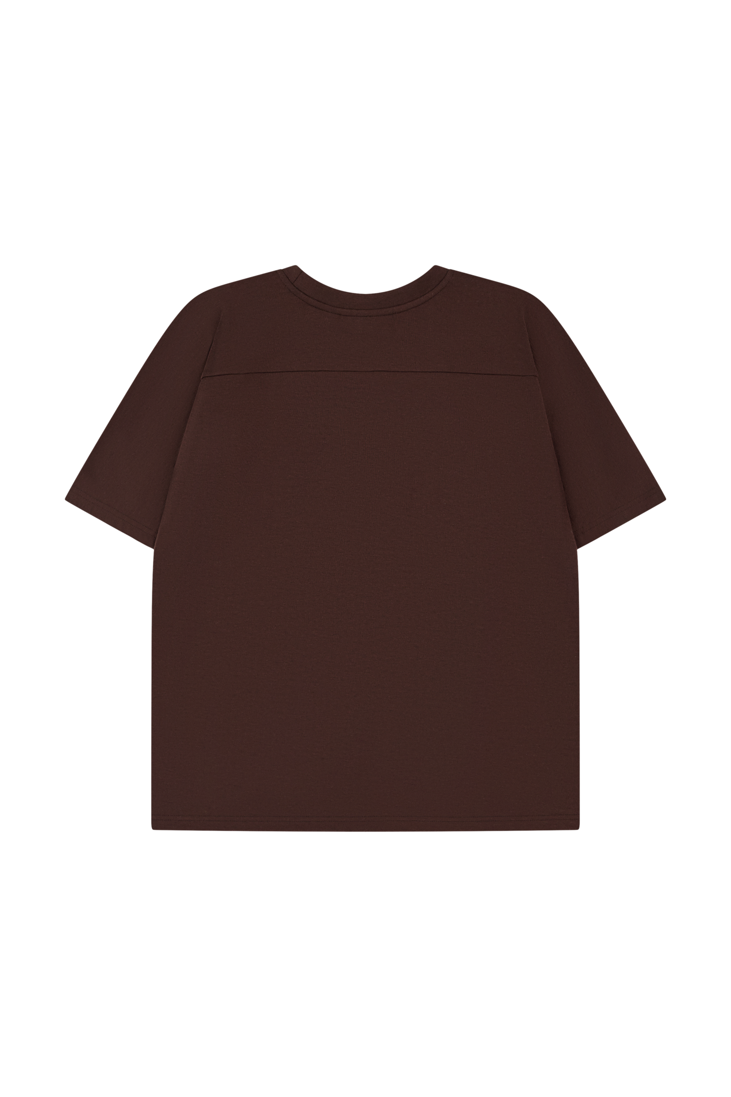 Oversized Branded T-Shirt - Espresso