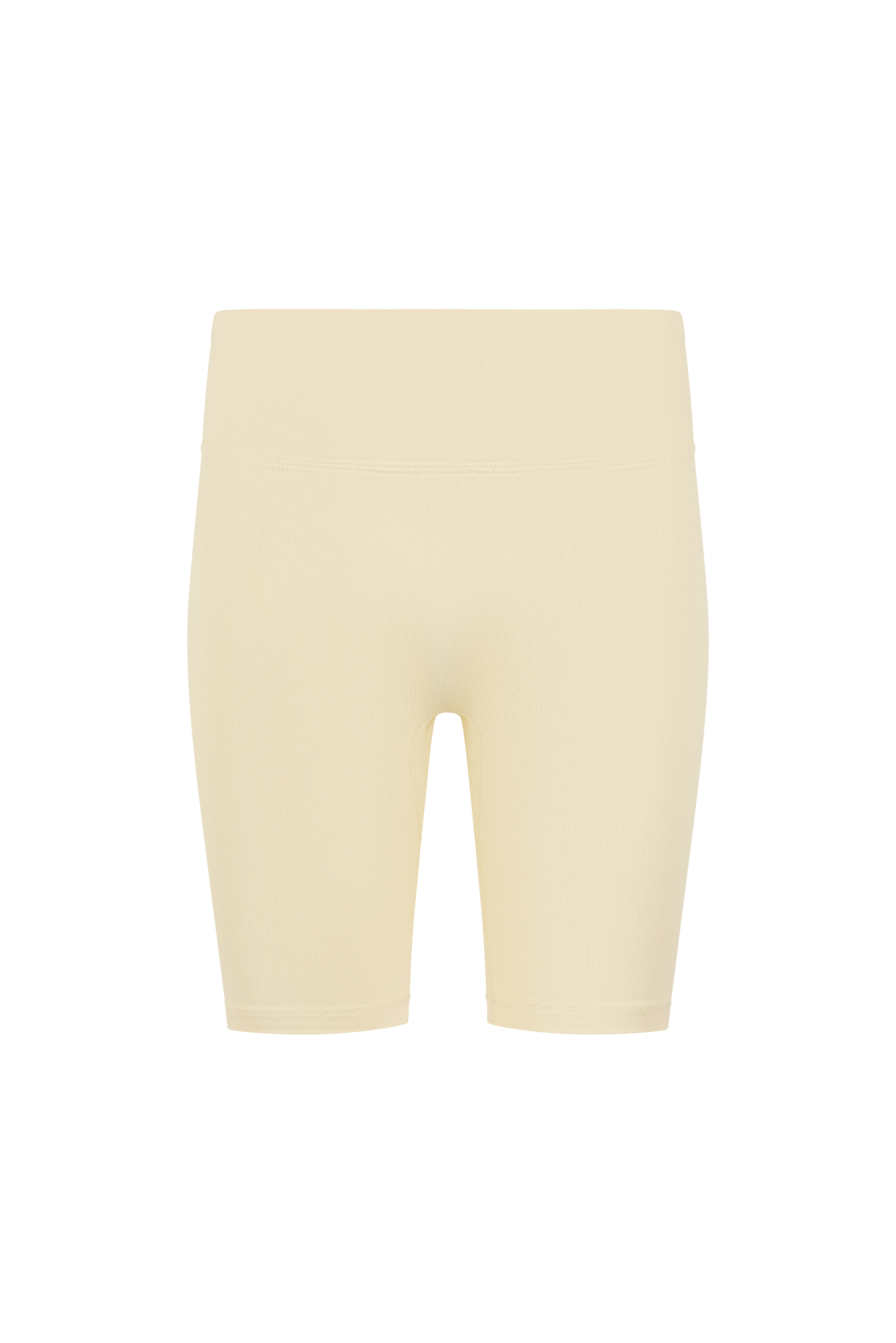 The Sculpt High Waist Cycling Shorts - Lemon Sorbet