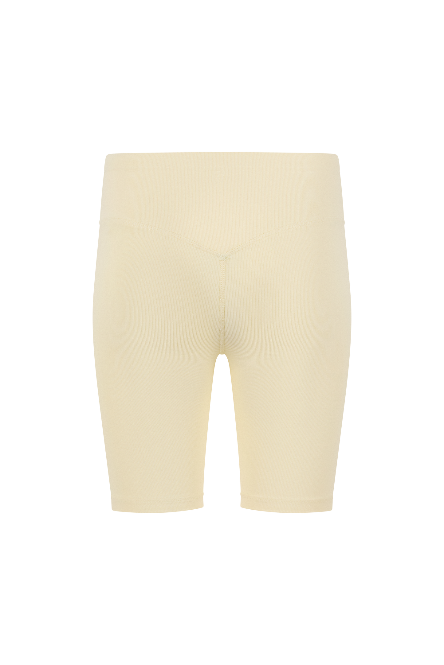 The Sculpt High Waist Cycling Shorts - Lemon Sorbet