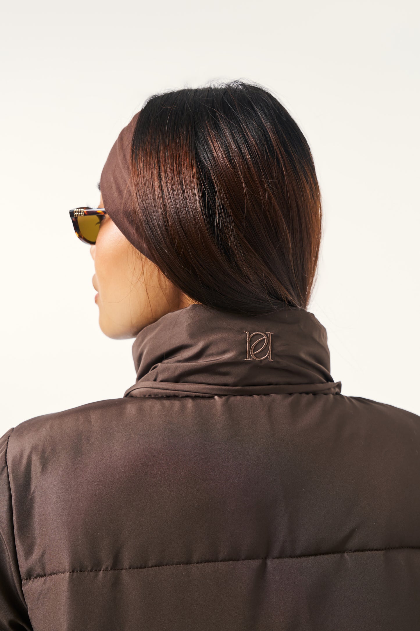 Multiway Reversible Puffer Coat - Espresso