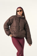 Multiway Reversible Puffer Coat - Espresso