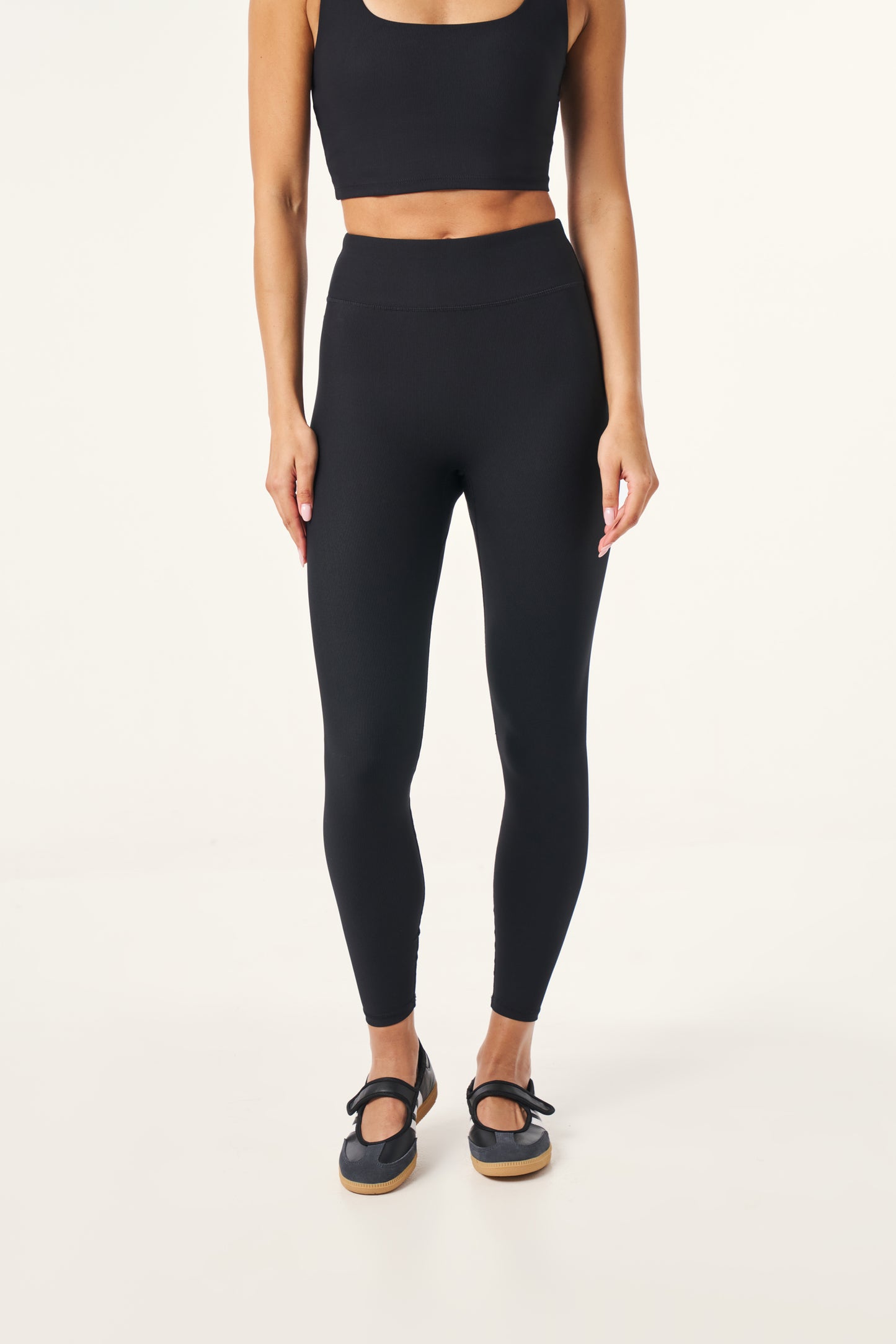 The Sculpt High Waist Leggings - Core Black
