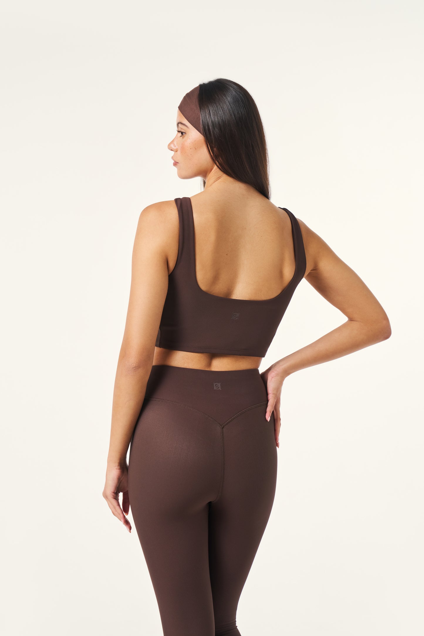 The Sculpt Built In Sports Bra - Espresso