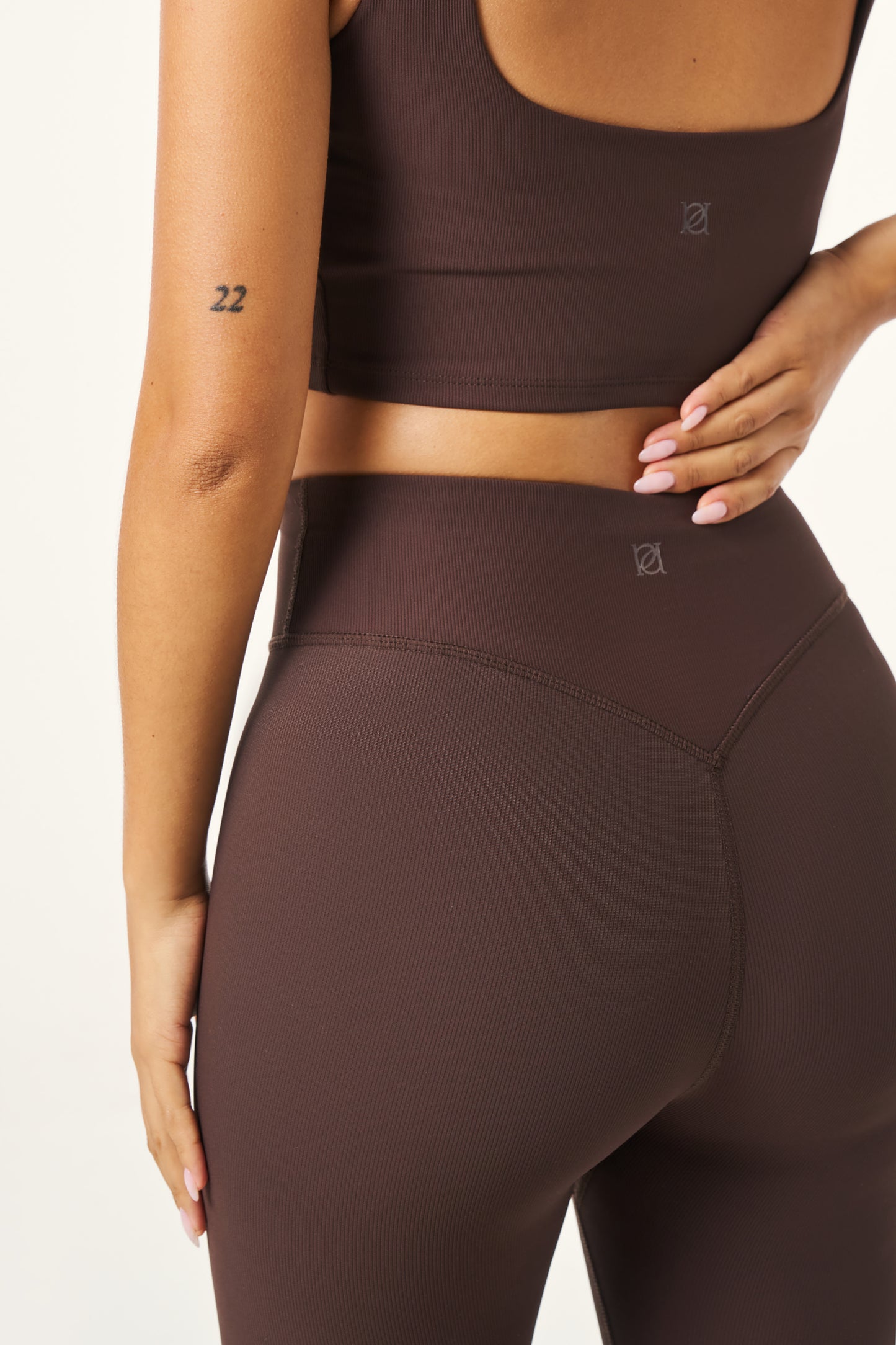 The Sculpt Built In Sports Bra - Espresso